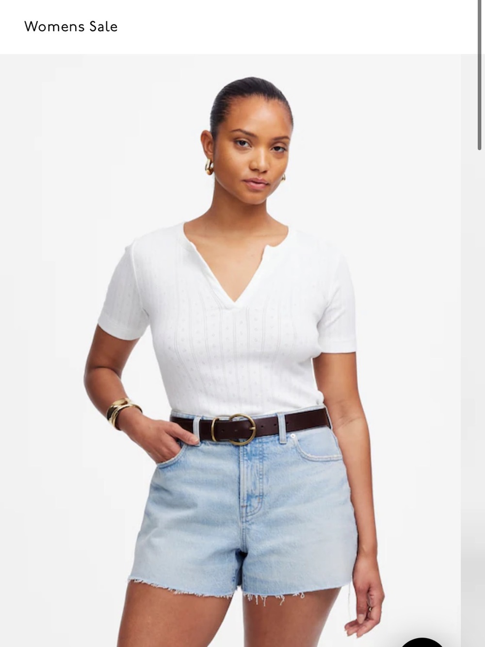 The Curvy Perfect Vintage Jean Short in Foster Wash